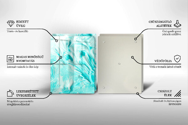 Tagliere in vetro temperato Pitture astratte
