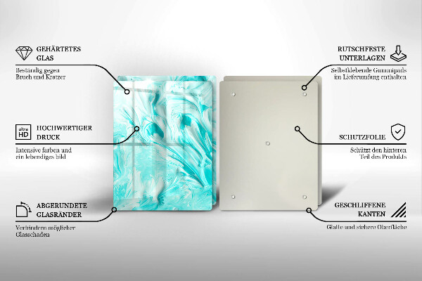 Tagliere in vetro temperato Pitture astratte