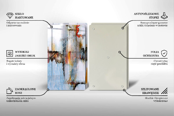 Tagliere in vetro temperato Pitture astratte