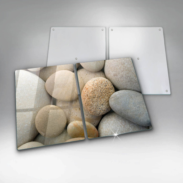 Tagliere in vetro temperato Modello di pietre ovali