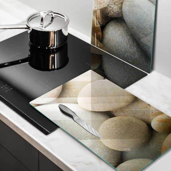 Tagliere in vetro temperato Modello di pietre ovali