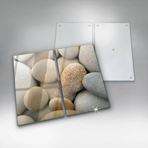 Tagliere in vetro temperato Modello di pietre ovali