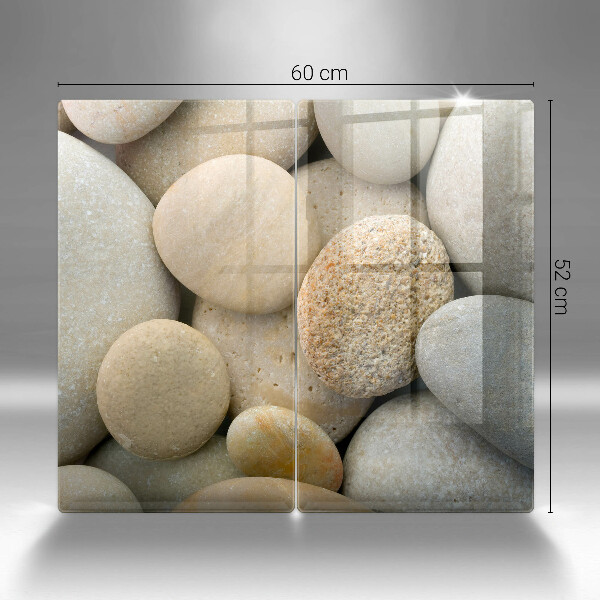 Tagliere in vetro temperato Modello di pietre ovali