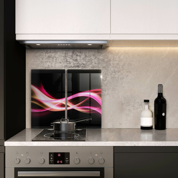 Tagliere in vetro temperato Fumo al neon astratto