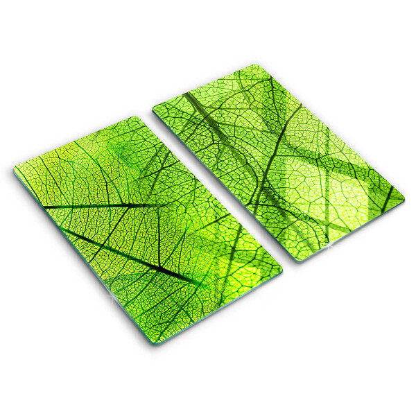 Tagliere in vetro temperato Vene delle foglie naturali