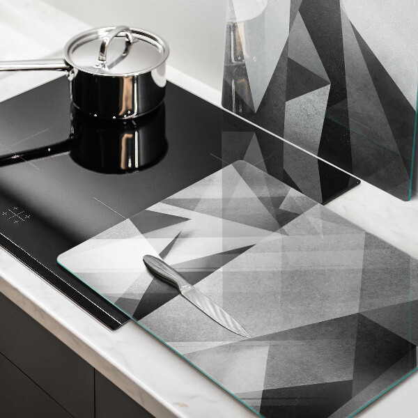 Tagliere in vetro temperato Astrazione tagliente concreta
