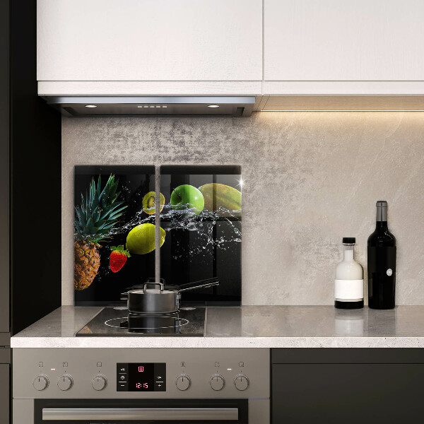 Tagliere in vetro temperato Frutta in acqua