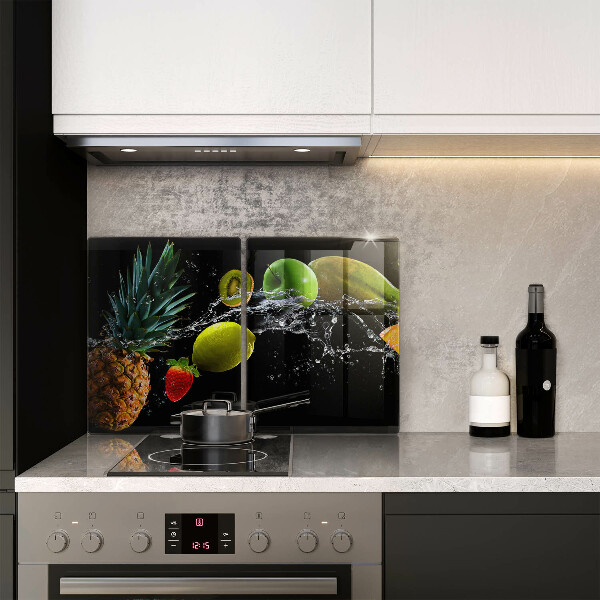 Tagliere in vetro temperato Frutta in acqua