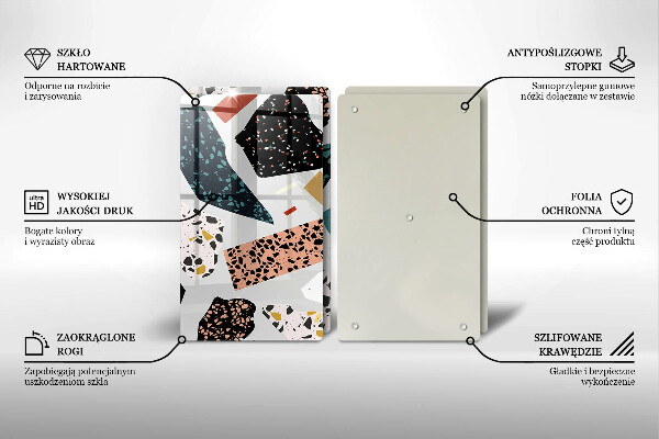 Tagliere in vetro temperato Gres