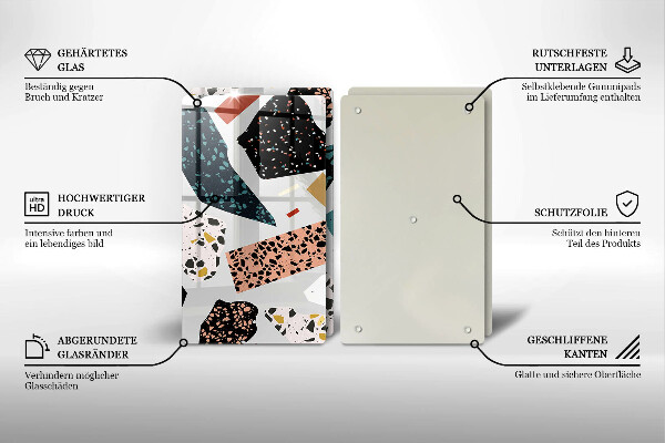 Tagliere in vetro temperato Gres