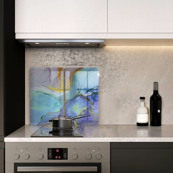 Tagliere in vetro temperato Pietra d'oro incrinata