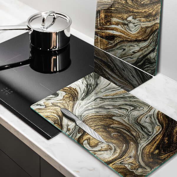 Tagliere in vetro temperato Ricca astrazione