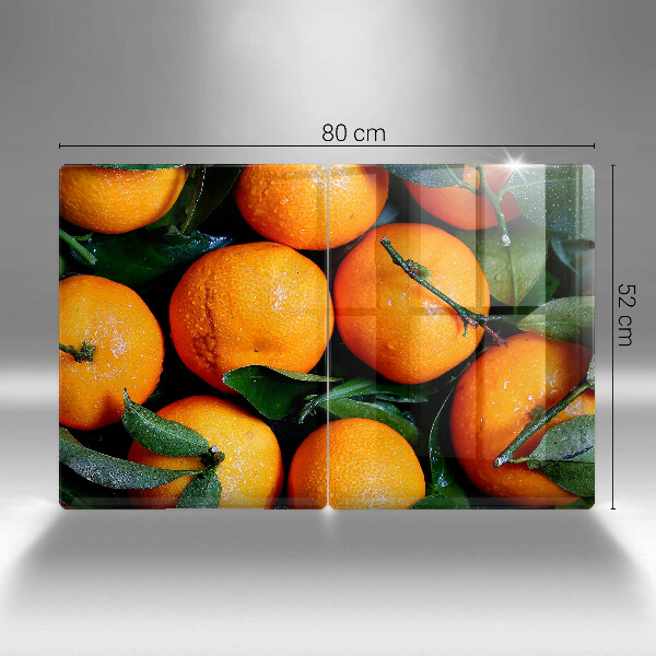 Tagliere in vetro temperato arancia