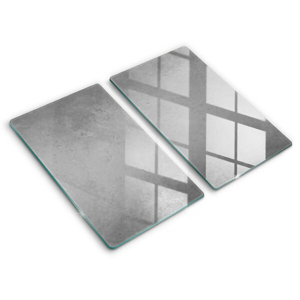 Tagliere in vetro temperato Fondo di struttura concreta