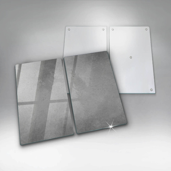 Tagliere in vetro temperato Fondo di struttura concreta