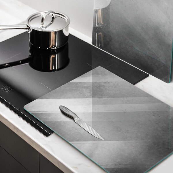 Tagliere in vetro temperato Fondo di struttura concreta