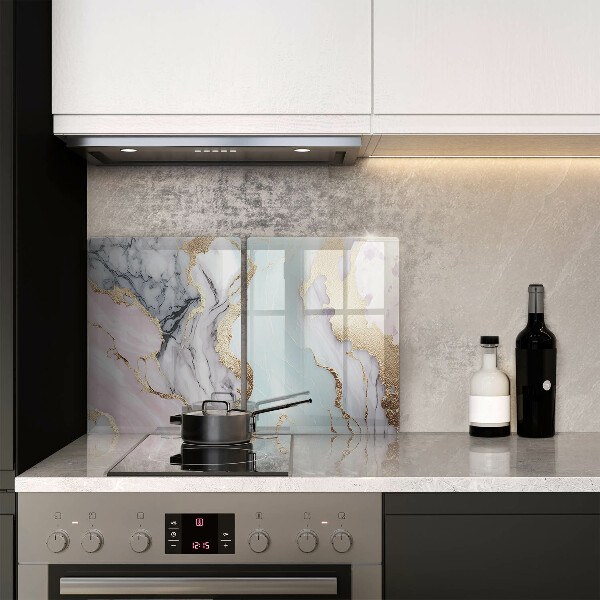 Tagliere in vetro temperato Marmo pastello