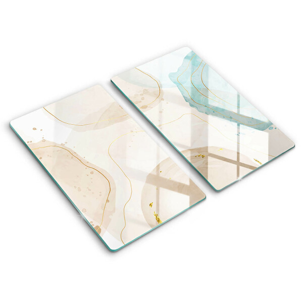 Tagliere in vetro temperato Forme boho luminose