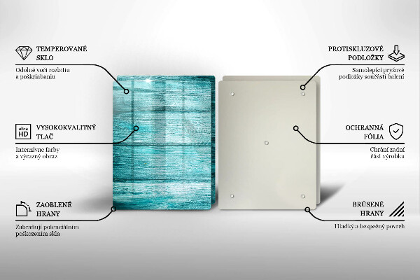 Tagliere in vetro temperato Tavole in legno d'epoca