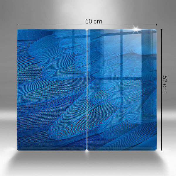 Tagliere in vetro temperato Piume di uccelli