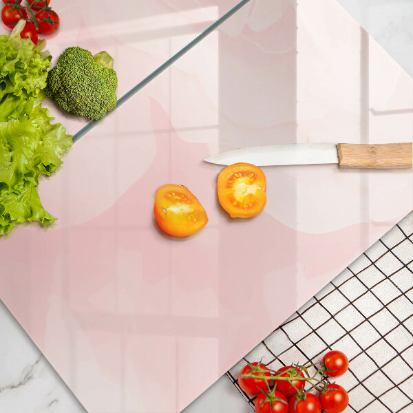 Tagliere in vetro temperato Sfondo di rose pastello