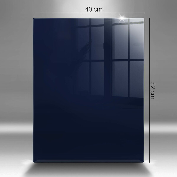 Tagliere in vetro blu navy