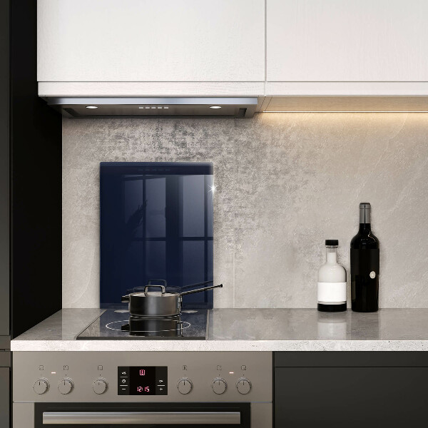 Tagliere in vetro blu navy