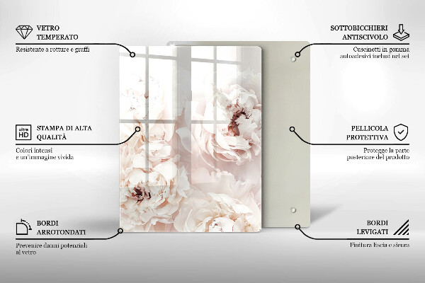 Tagliere in vetro Giallo