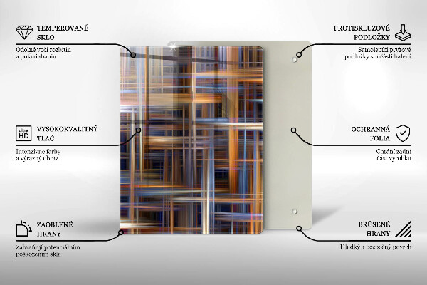 Tagliere in vetro Giallo