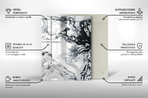Tagliere in vetro Frutto di limone