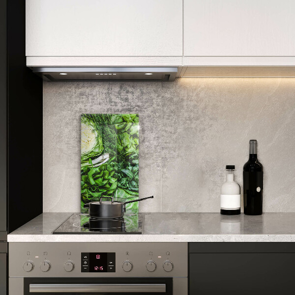 Tagliere in vetro Verdure verdi