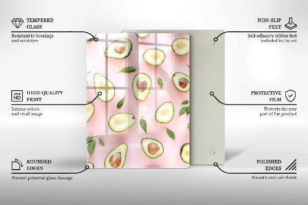 Tagliere in vetro Frutta e verdura