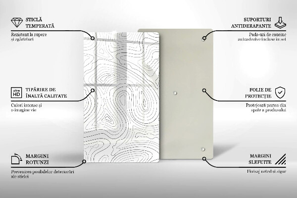 Tagliere in vetro Forme astratte