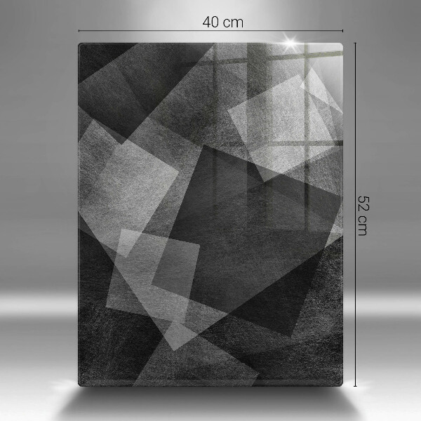 Tagliere in vetro Astrazione geometrica