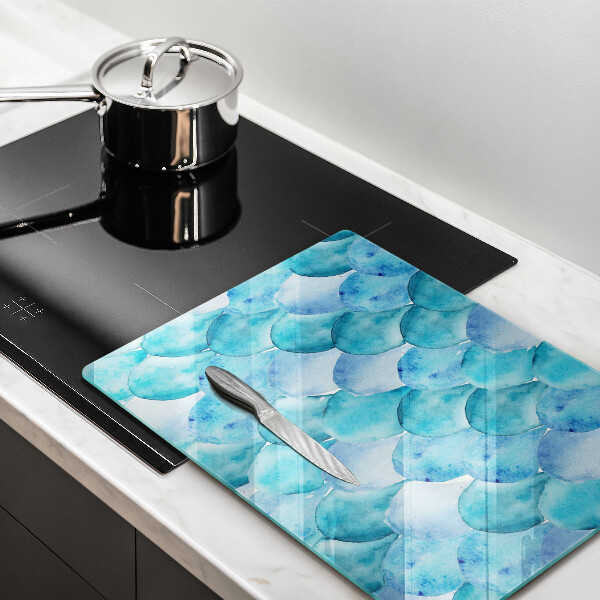 Tagliere in vetro Scaglie di acquerello