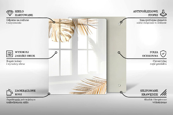 Tagliere in vetro Gres chiaro