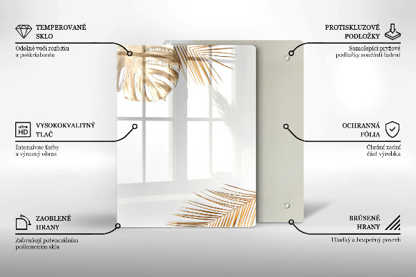 Tagliere in vetro Gres chiaro