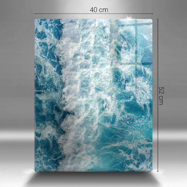 Tagliere in vetro Onde dell'acqua di mare