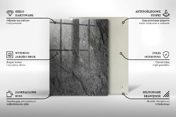 Tagliere in vetro Onde dell'acqua di mare