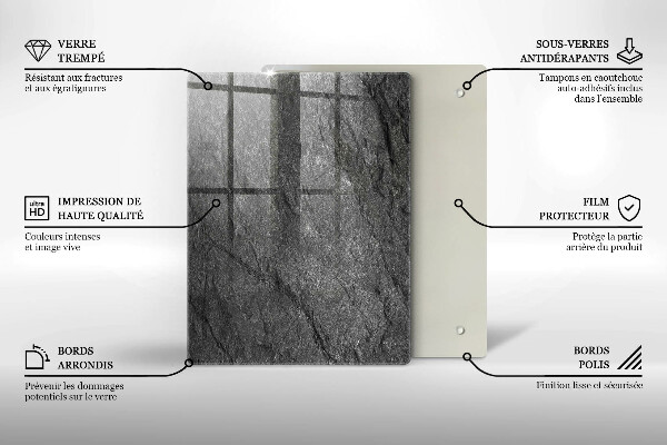 Tagliere in vetro Onde dell'acqua di mare