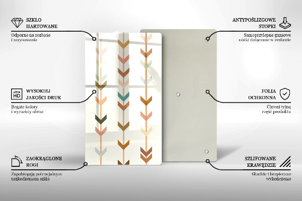 Tagliere in vetro Elementi geometrici