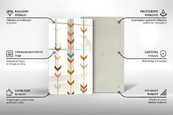 Tagliere in vetro Elementi geometrici