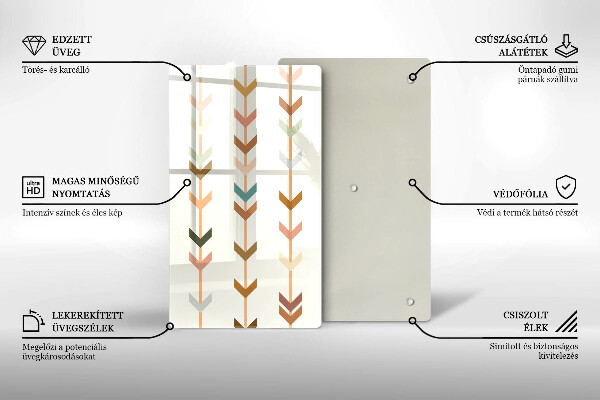 Tagliere in vetro Elementi geometrici