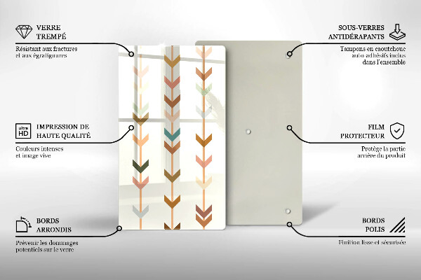 Tagliere in vetro Elementi geometrici