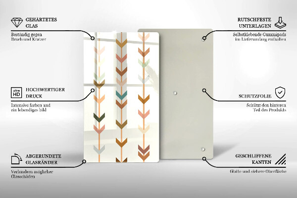 Tagliere in vetro Elementi geometrici