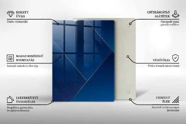 Tagliere in vetro Elementi geometrici