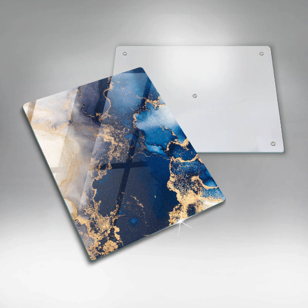 Tagliere in vetro Sfondo elegante e oro