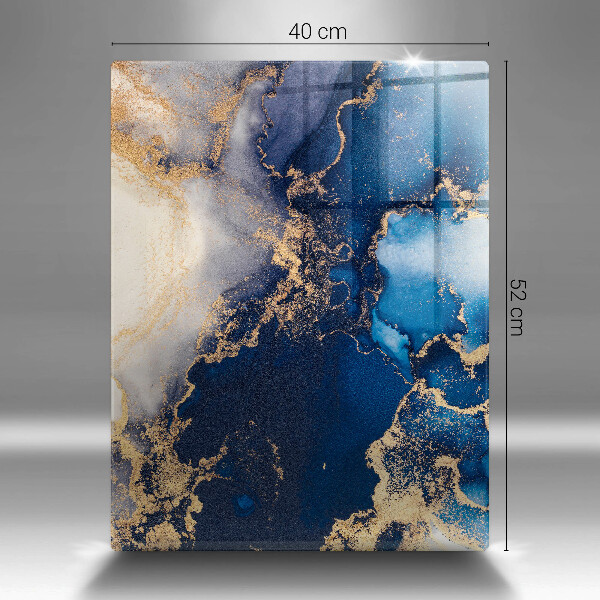 Tagliere in vetro Sfondo elegante e oro