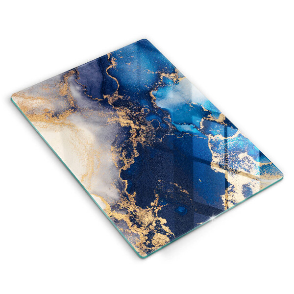 Tagliere in vetro Sfondo elegante e oro