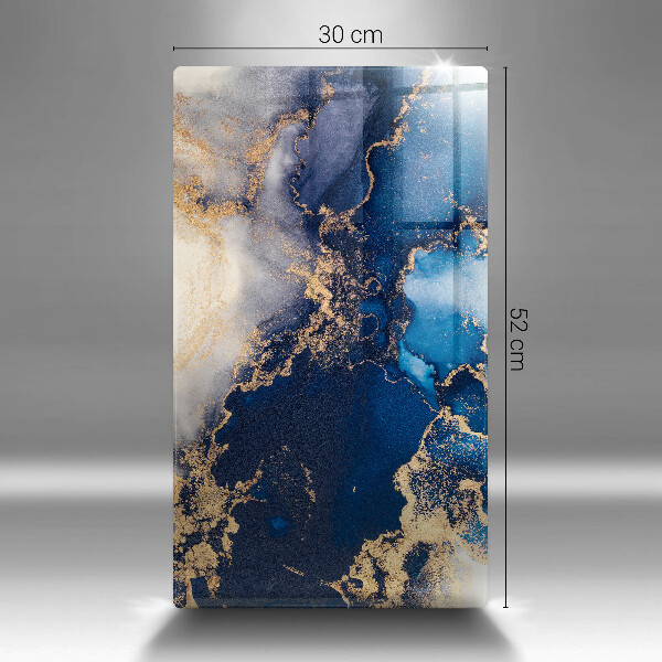 Tagliere in vetro Sfondo elegante e oro